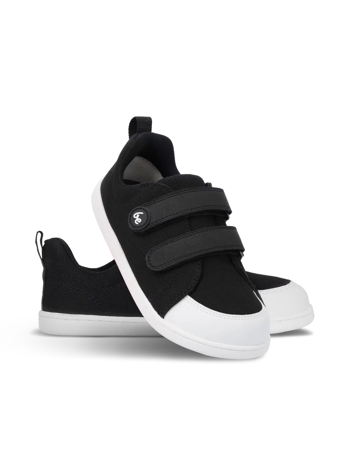 Kids barefoot sneakers Be Lenka Canvi Preschool - Black & White