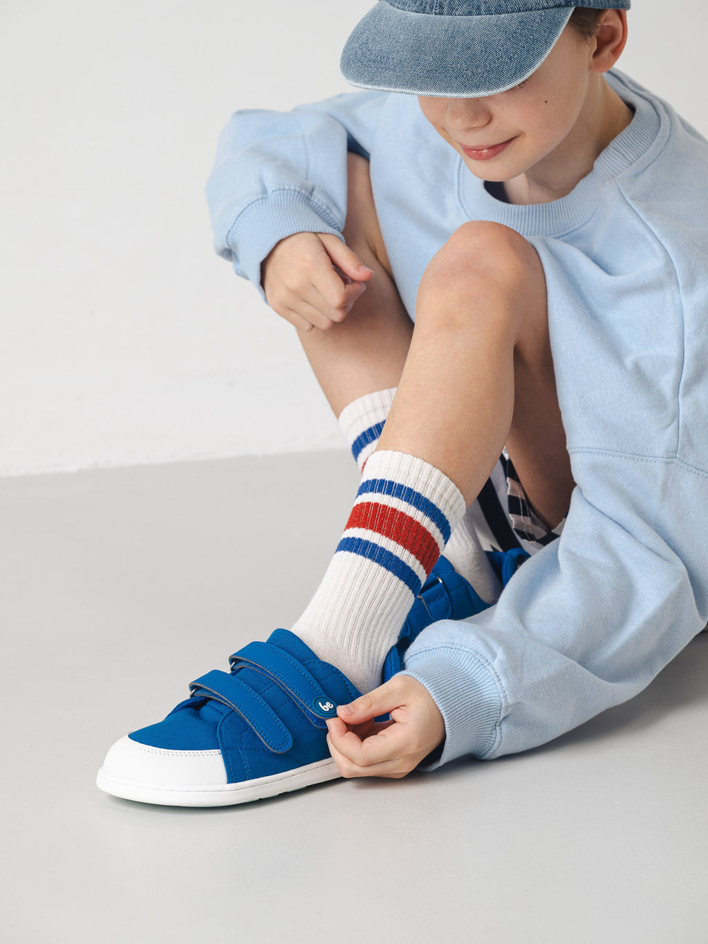 Kinder Barfußschuhe Be Lenka Canvi Kids - Blau