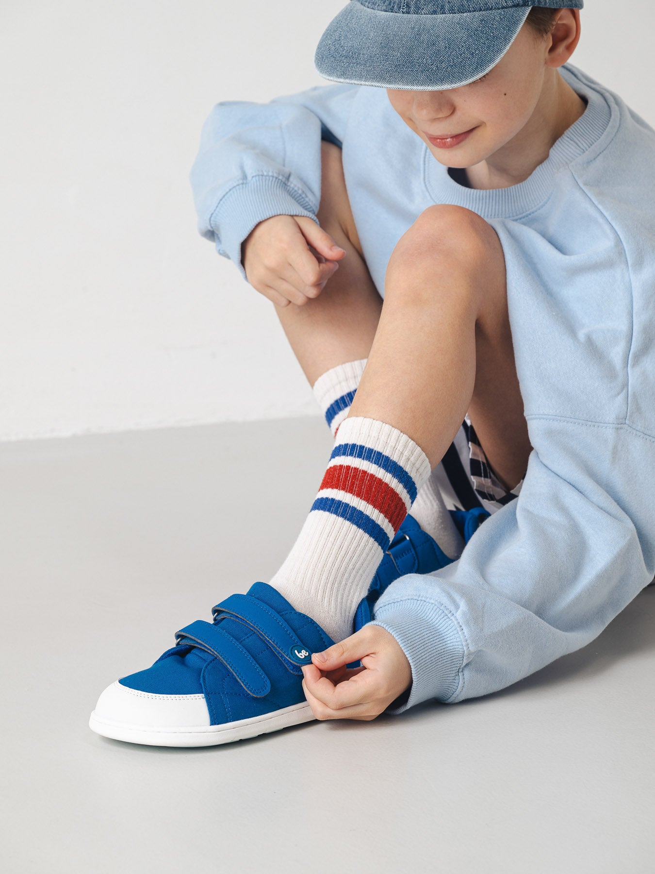 Kinder Barfußschuhe Be Lenka Canvi Kids - Blau