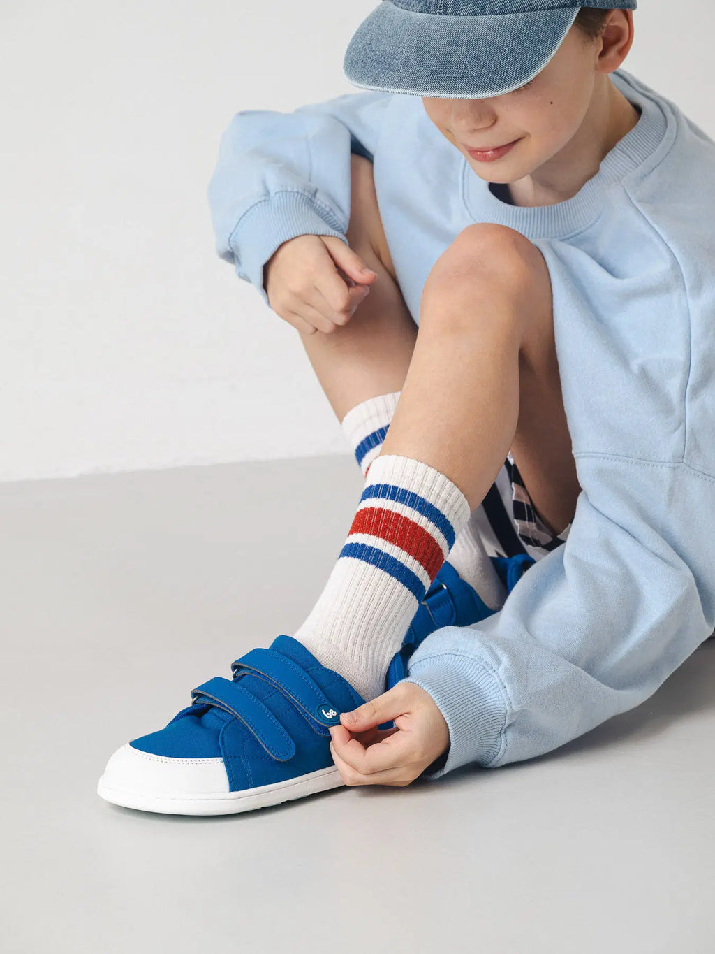 Kids barefoot sneakers Be Lenka Canvi Kids - Blue