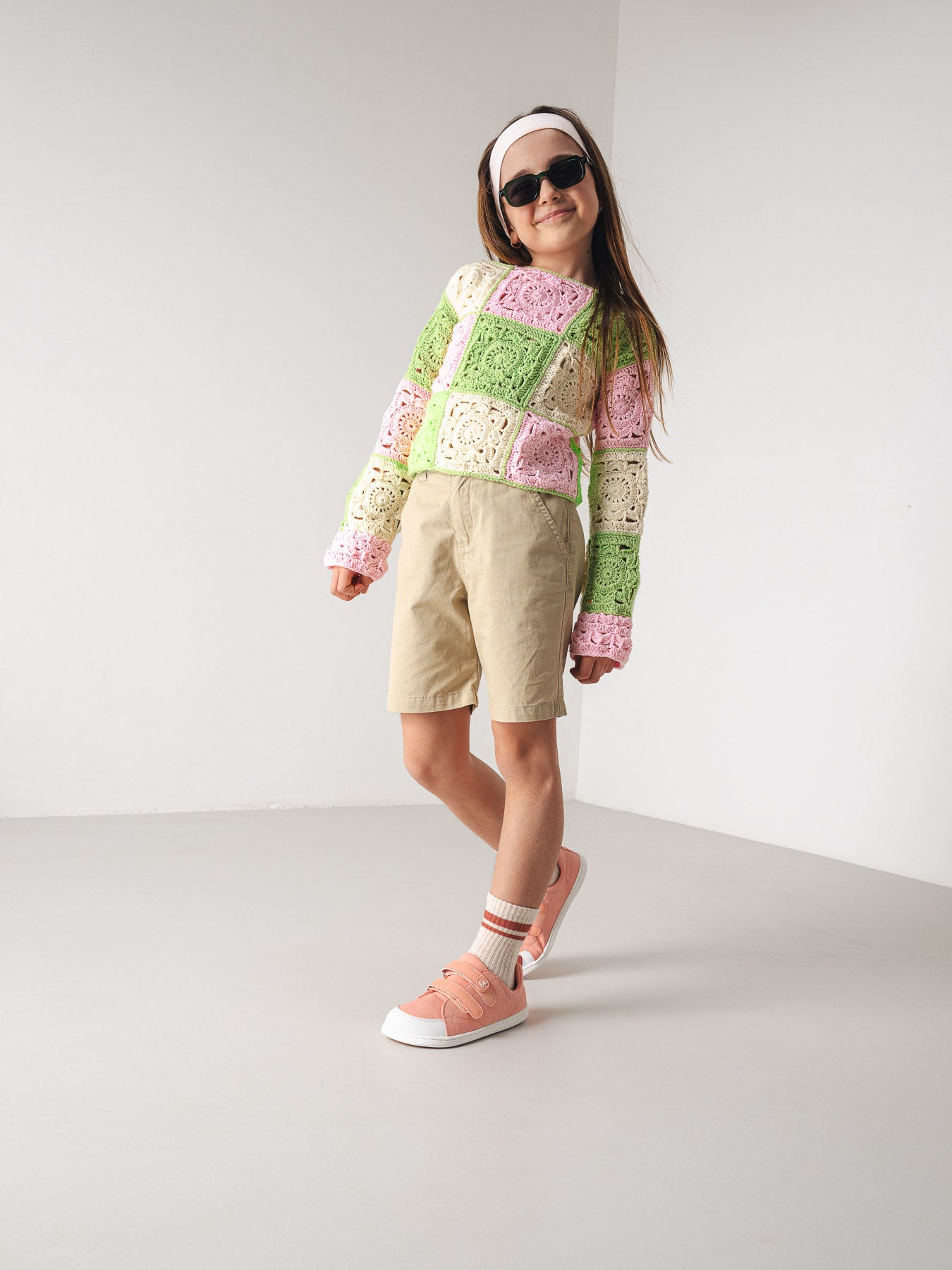 Kinder Barfußschuhe Be Lenka Canvi Kids - Coral Pink