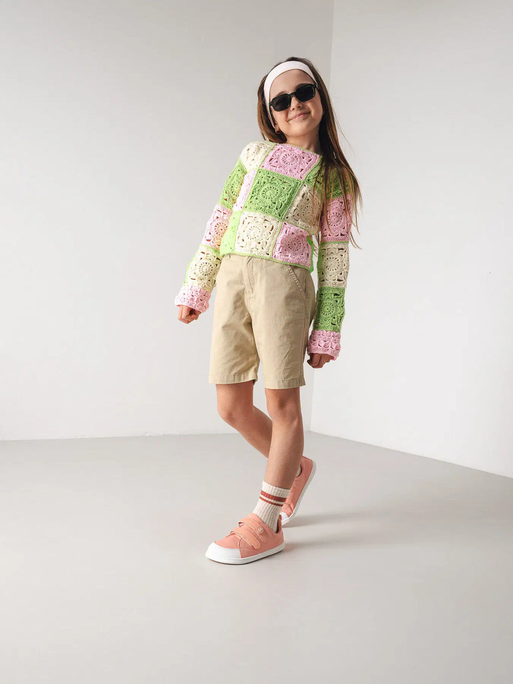 Kinder Barfußschuhe Be Lenka Canvi Kids - Coral Pink