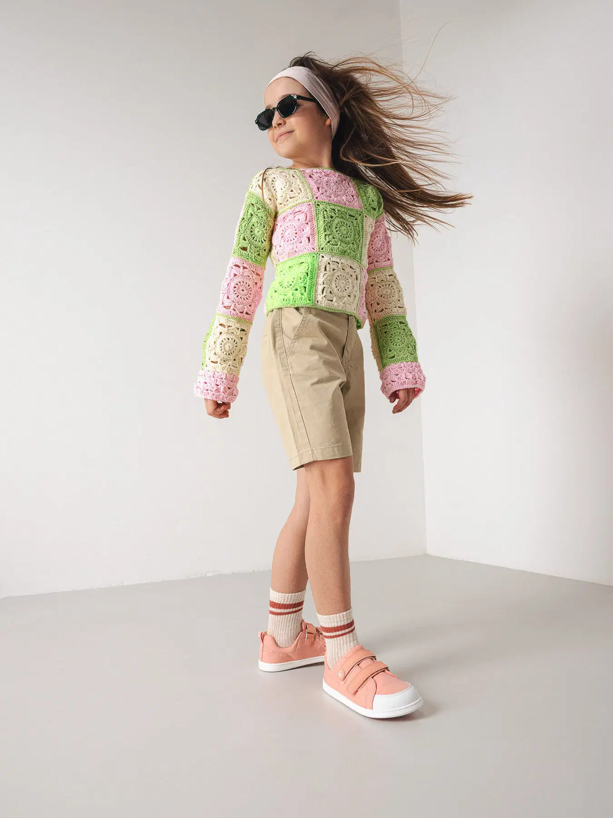 Kinder Barfußschuhe Be Lenka Canvi Kids - Coral Pink