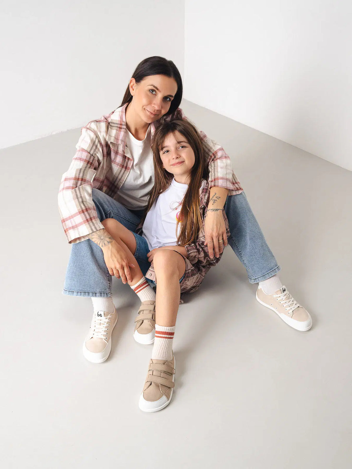 Barfußschuhe für Kinder Be Lenka Canvi Kids - Hellbraun