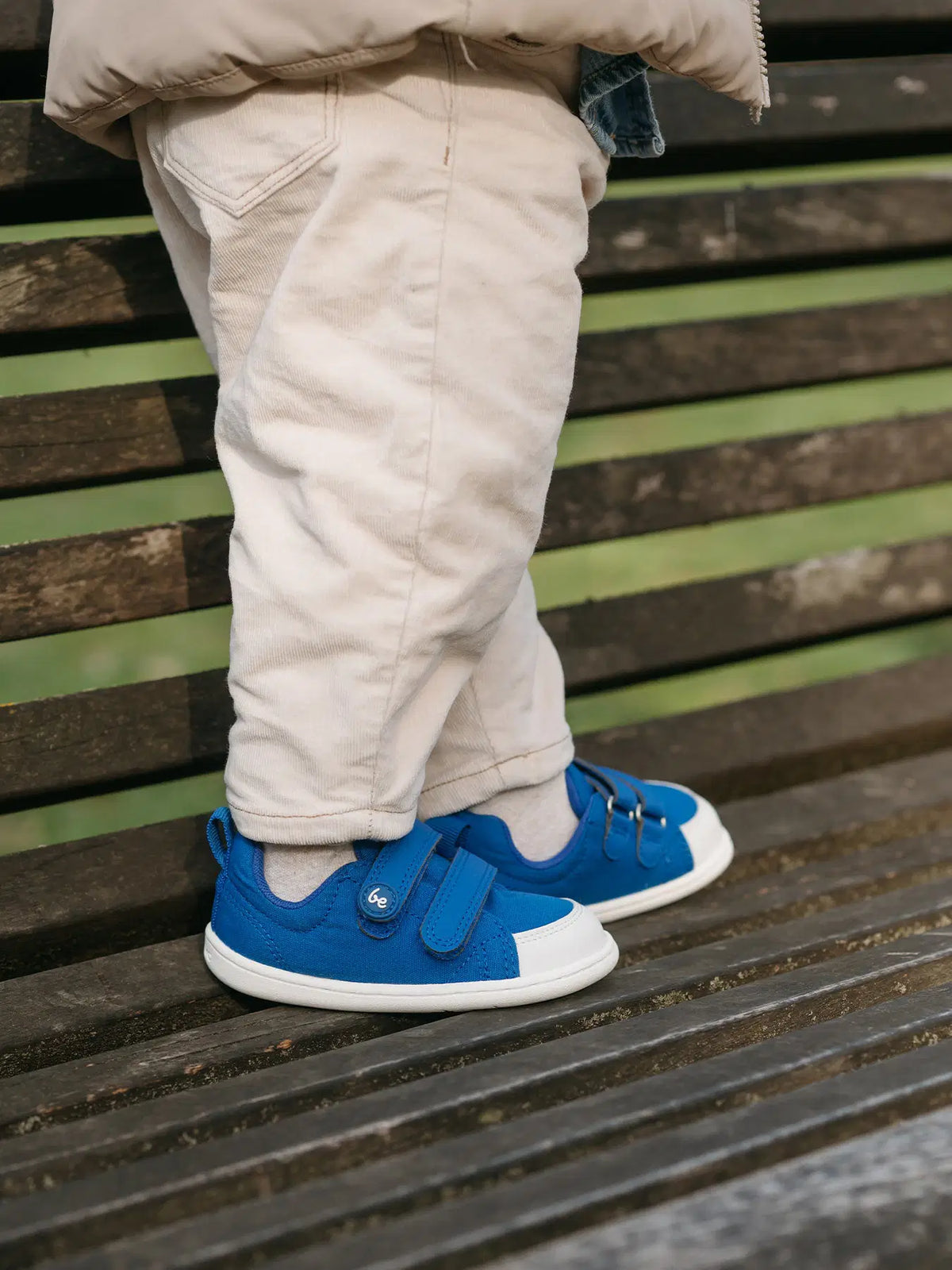 Kinder Barfuß Sneaker Be Lenka Canvi Preschool - Blau