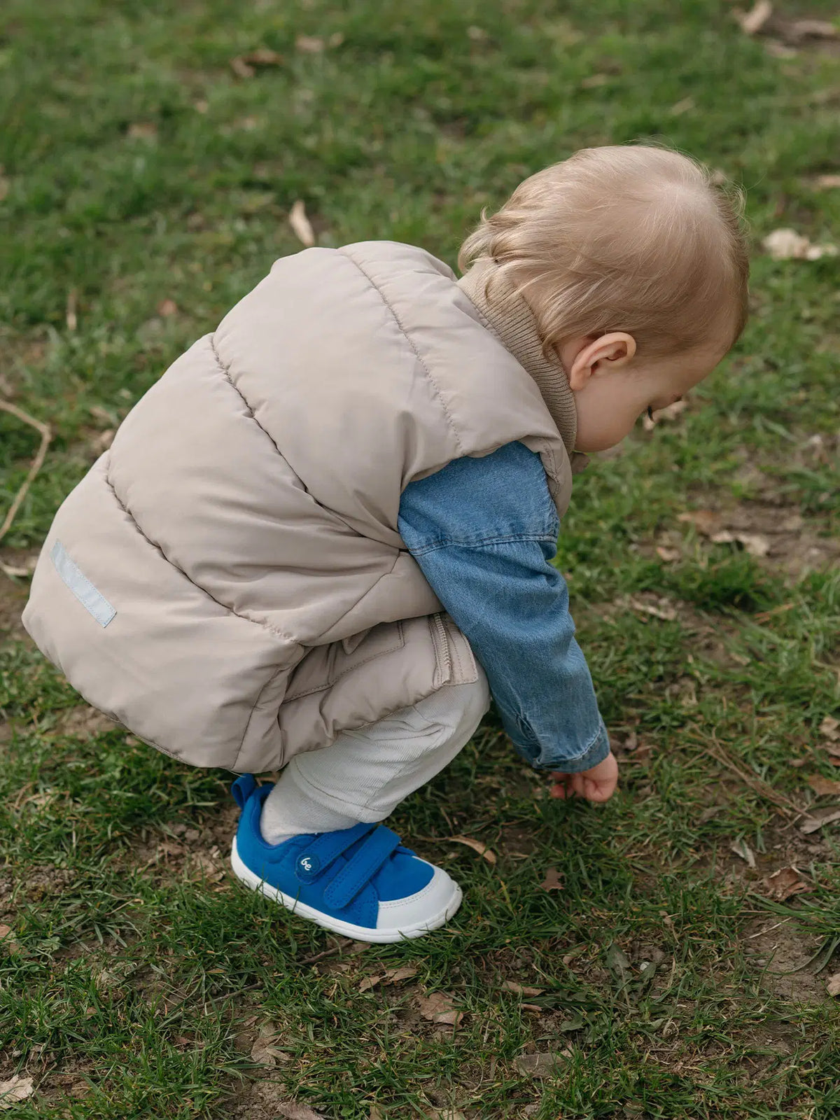 Kinder Barfuß Sneaker Be Lenka Canvi Preschool - Blau
