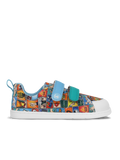 Kids barefoot sneakers Be Lenka Canvi Preschool - Comics Color