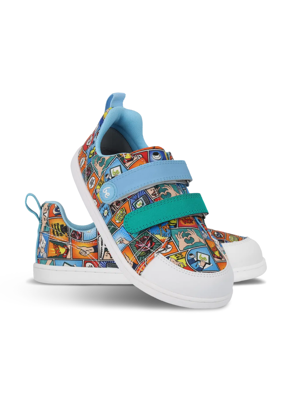 Barfußschuhe für Kinder Be Lenka Canvi Kids - Comics Color