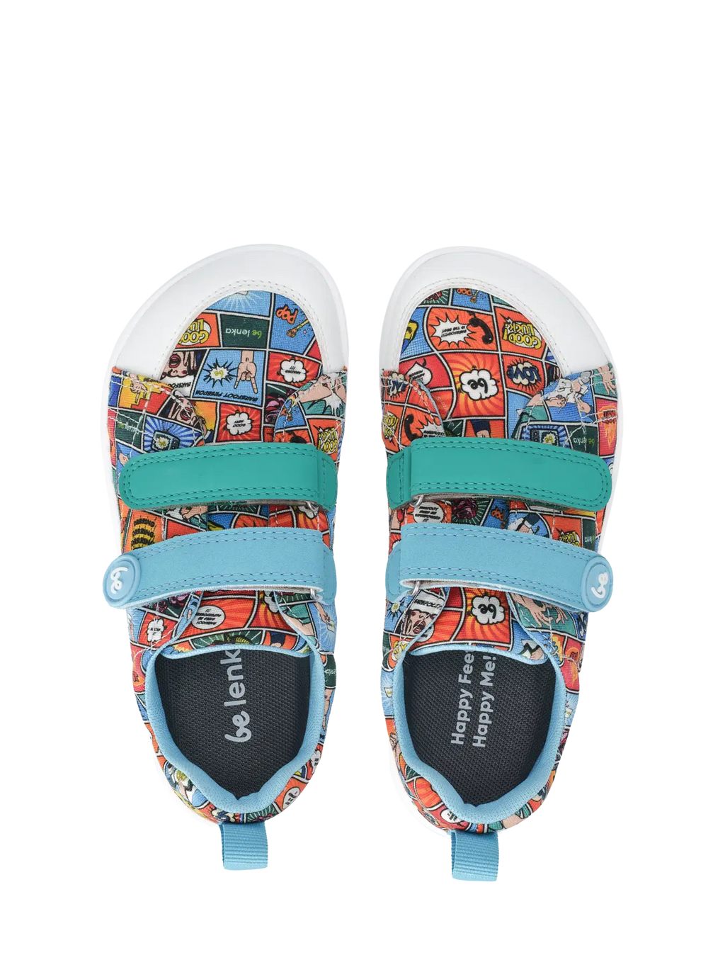 Barfußschuhe für Kinder Be Lenka Canvi Kids - Comics Color