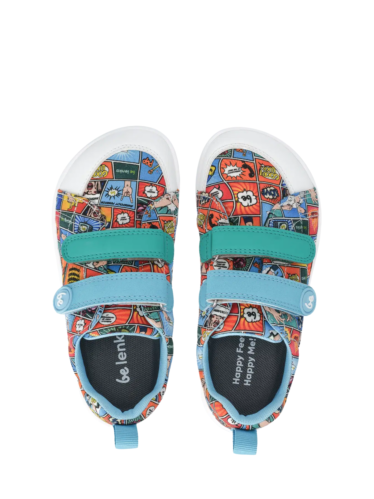 Barfußschuhe für Kinder Be Lenka Canvi Kids - Comics Color