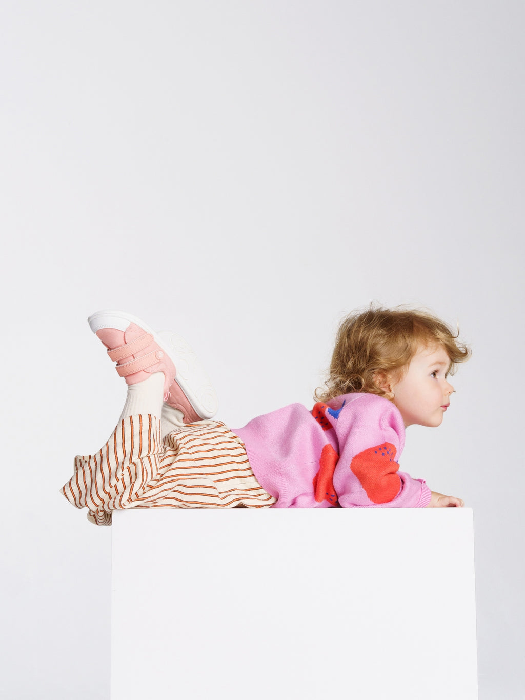 Barfuß-Sneaker für Kinder Be Lenka Canvi Preschool - Korallenrosa