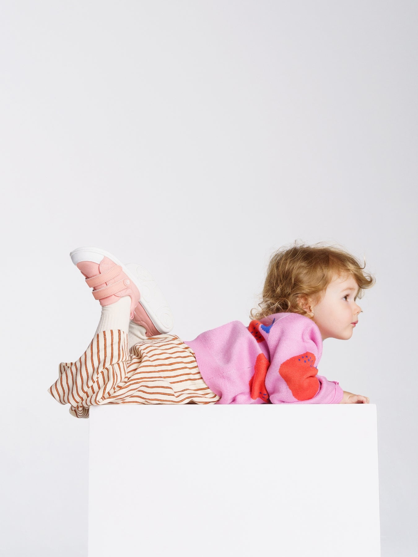 Barfuß-Sneaker für Kinder Be Lenka Canvi Preschool - Korallenrosa