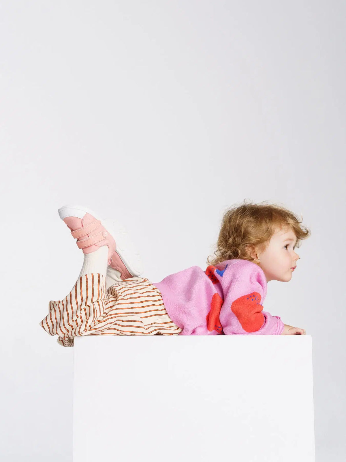Barfuß-Sneaker für Kinder Be Lenka Canvi Preschool - Korallenrosa