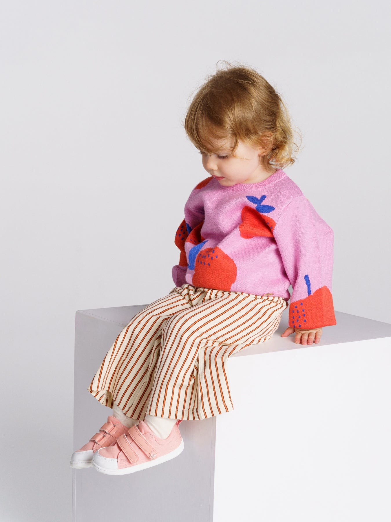 Barfuß-Sneaker für Kinder Be Lenka Canvi Preschool - Korallenrosa