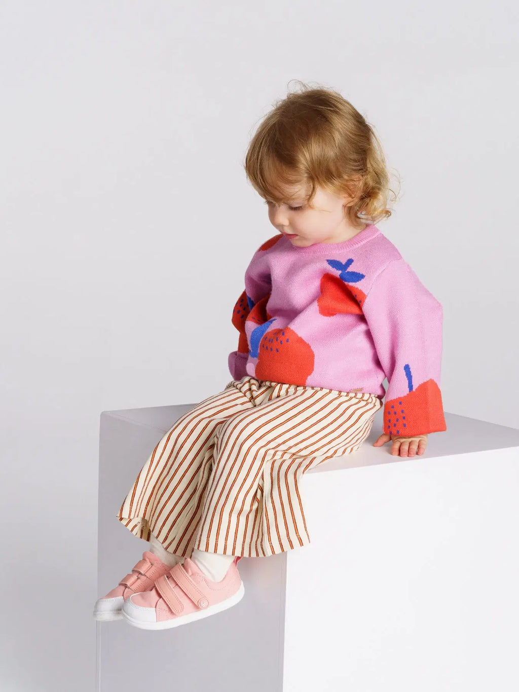Barfuß-Sneaker für Kinder Be Lenka Canvi Preschool - Korallenrosa