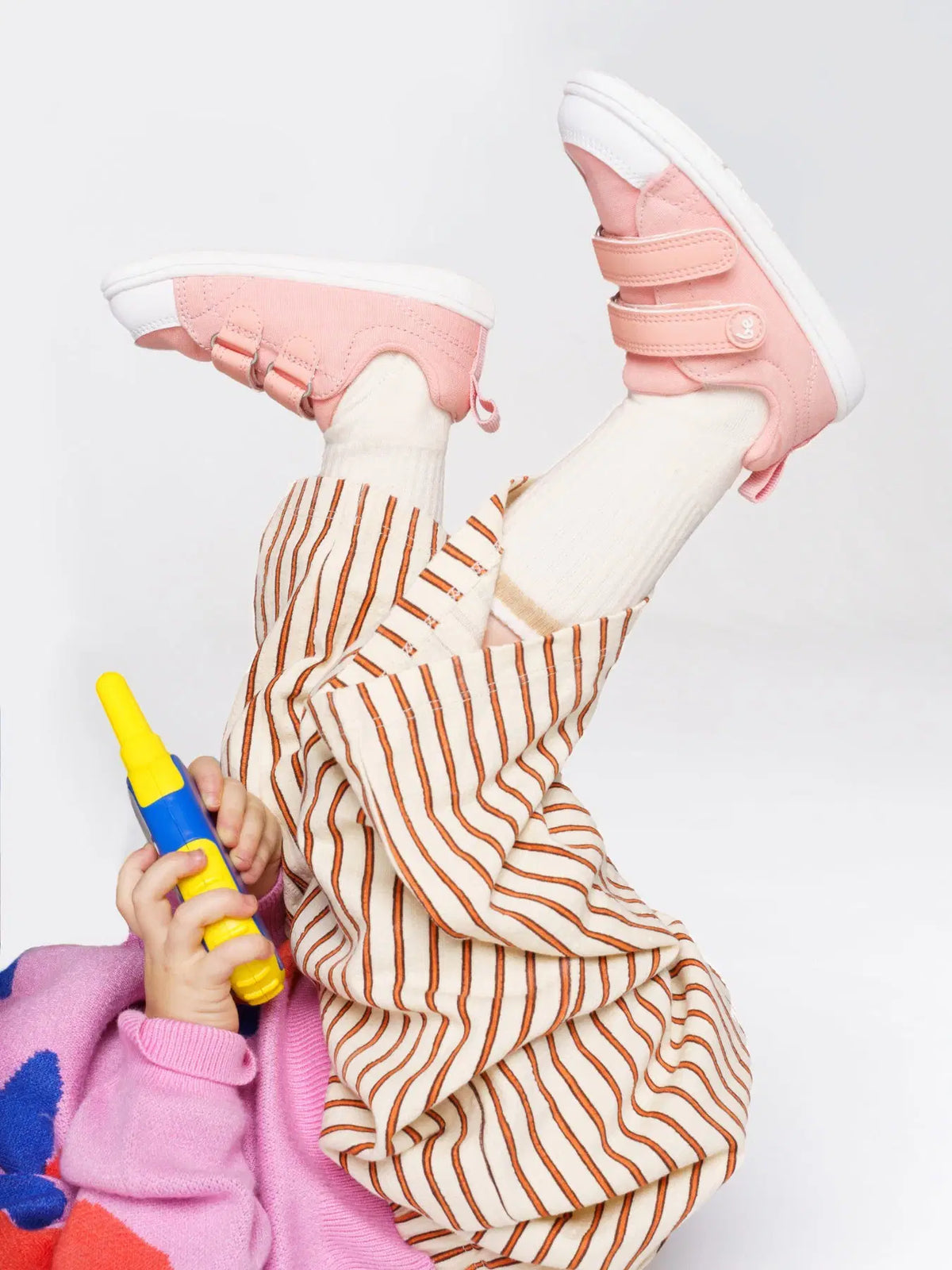 Barfuß-Sneaker für Kinder Be Lenka Canvi Preschool - Korallenrosa