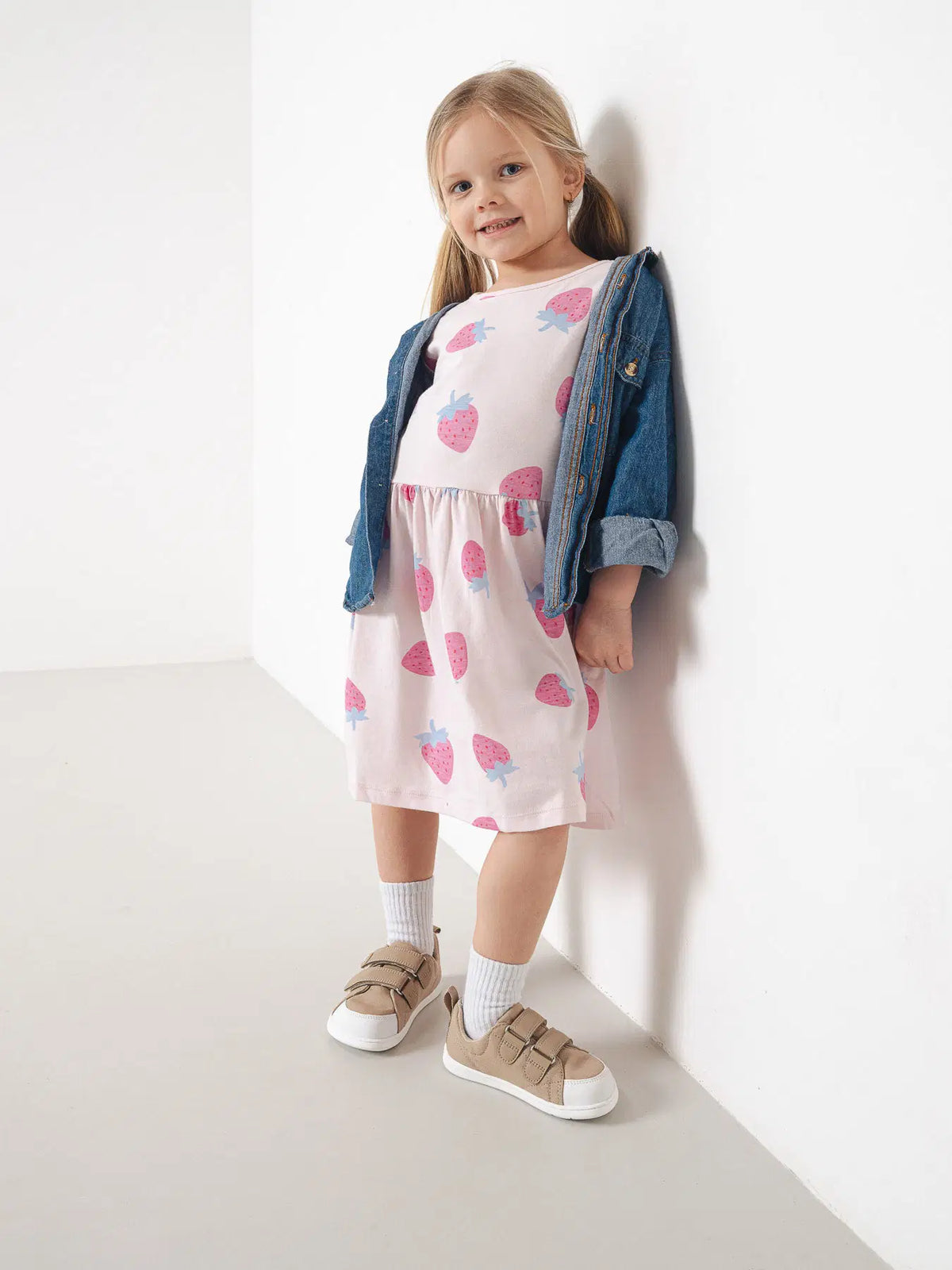 Kinder Barfußschuhe Be Lenka Canvi Preschool - Hellbraun