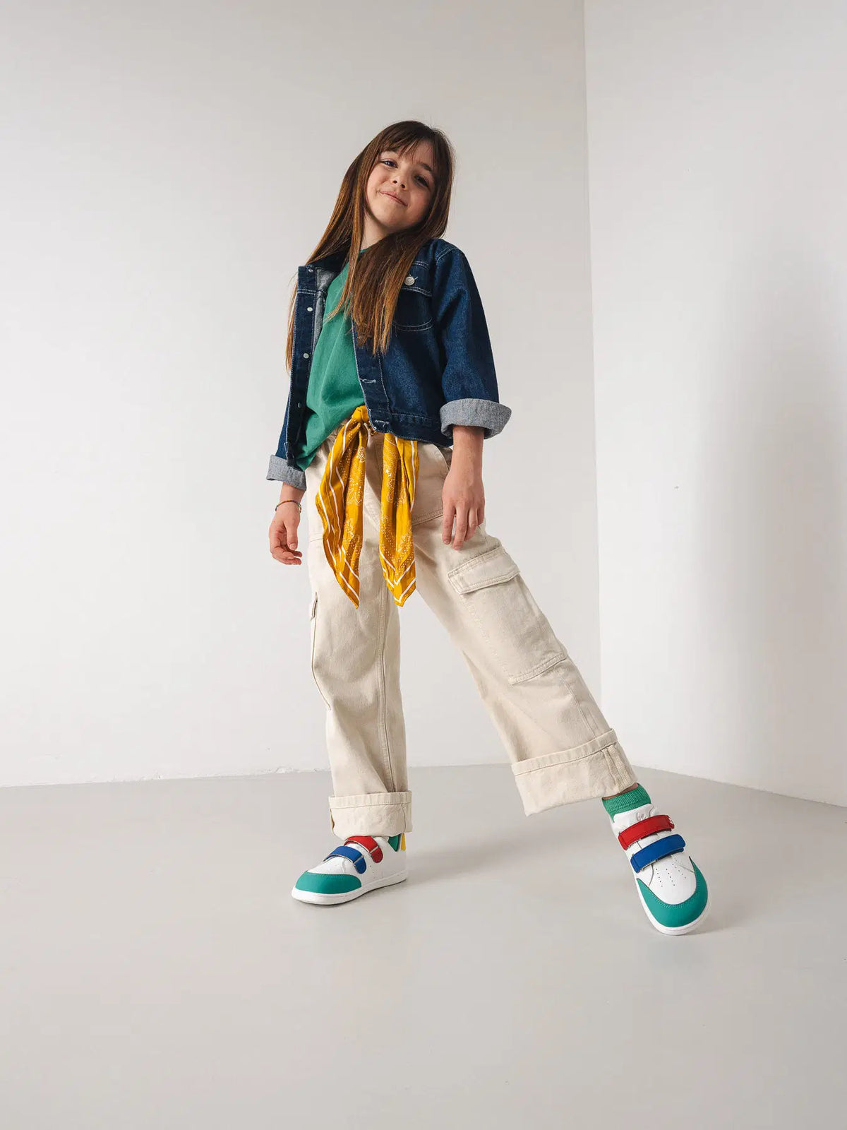 Kids barefoot sneakers Be Lenka Energise Kids - White & Multicolour