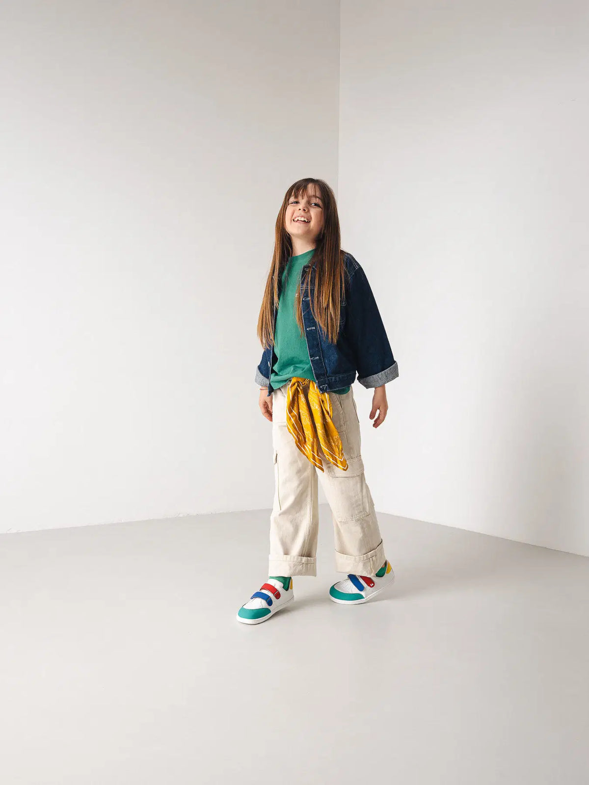 Kids barefoot sneakers Be Lenka Energise Kids - White & Multicolour