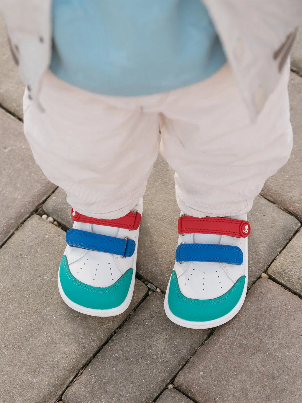 Barfußschuhe für Kinder Be Lenka Energise Preschool – Weiß & Mehrfarbig