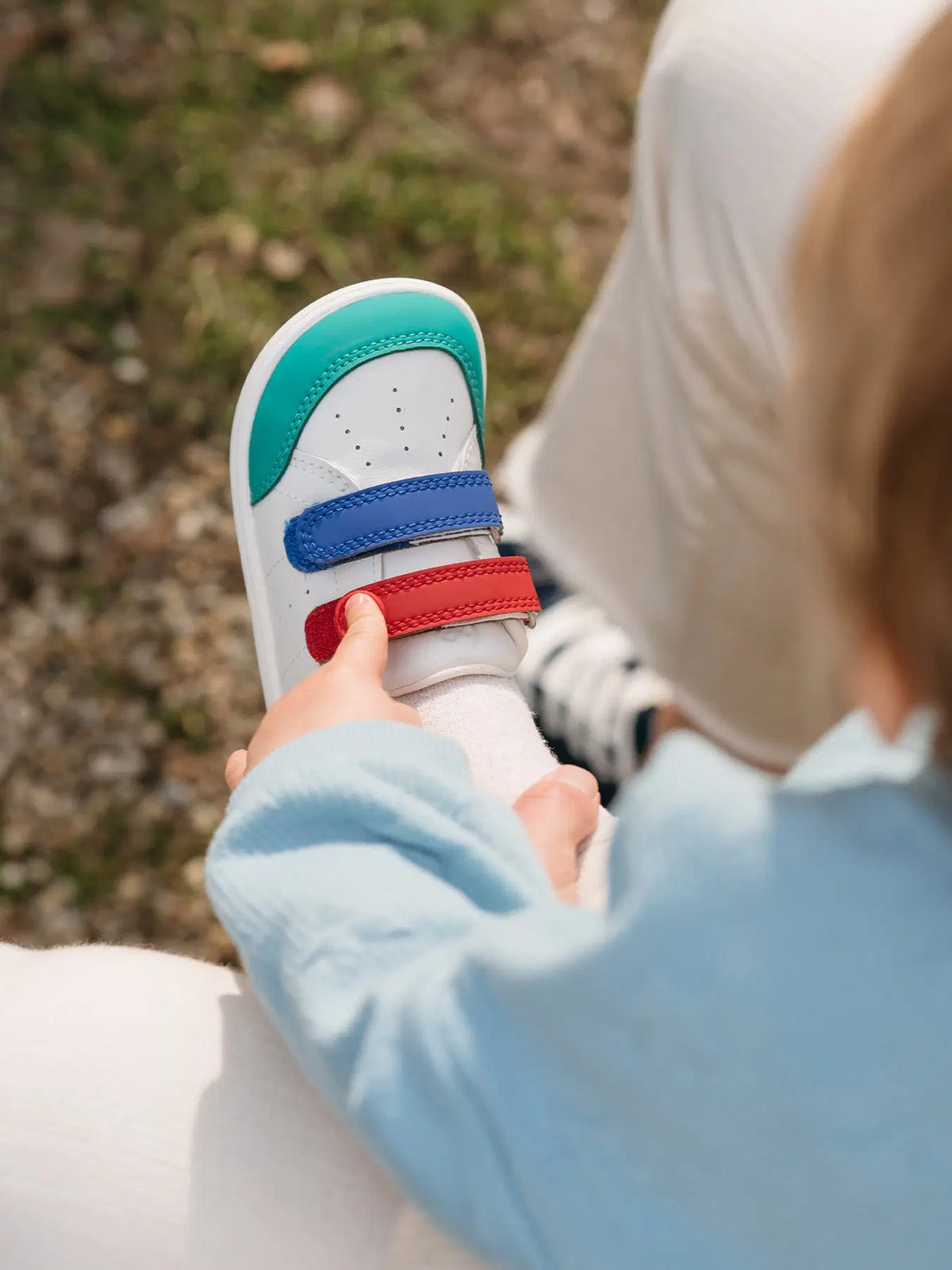 Barfußschuhe für Kinder Be Lenka Energise Preschool – Weiß & Mehrfarbig