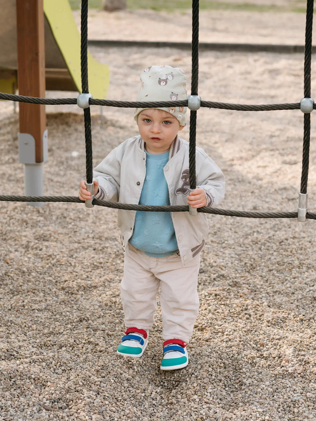 Barfußschuhe für Kinder Be Lenka Energise Preschool – Weiß & Mehrfarbig