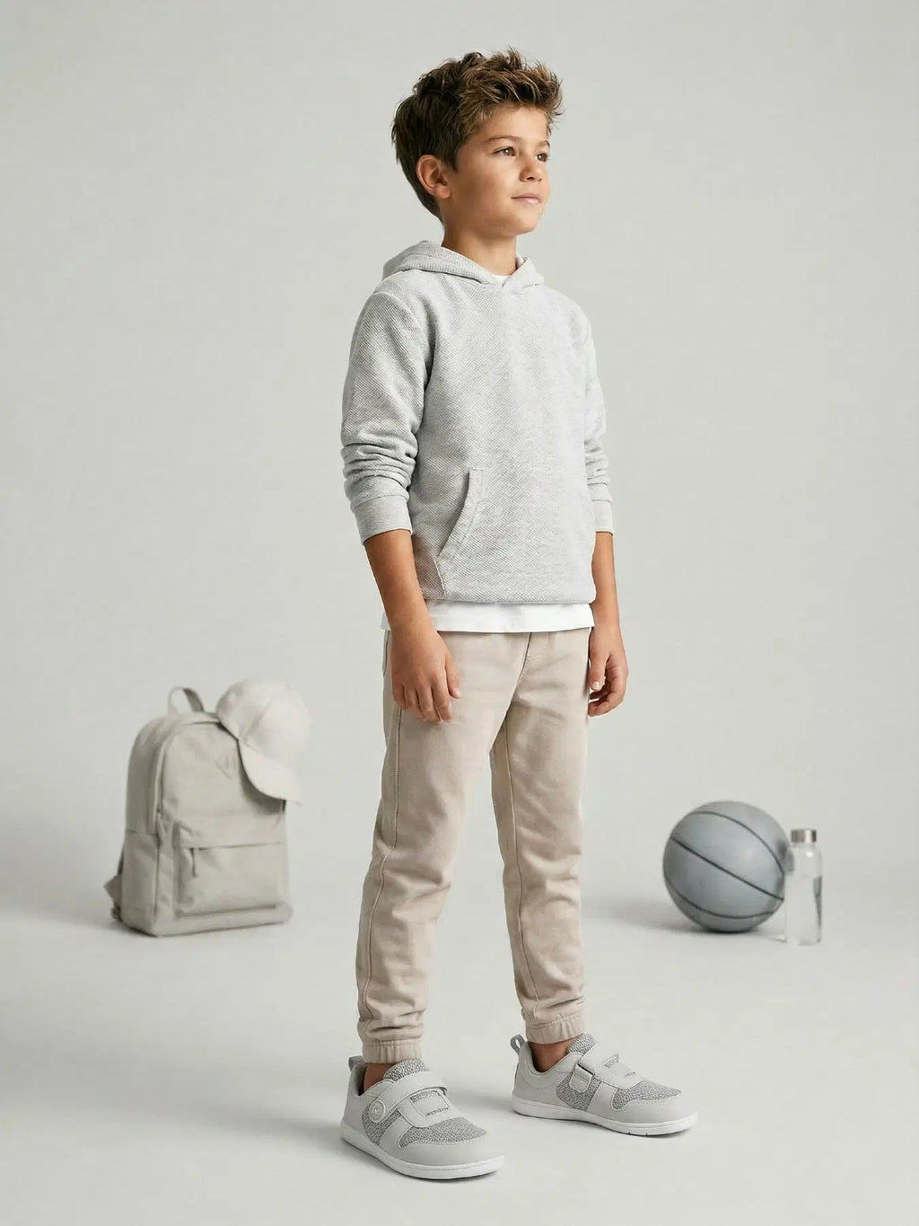 Kids Barefoot Sneakers Be Lenka Glade Kids - Light Grey