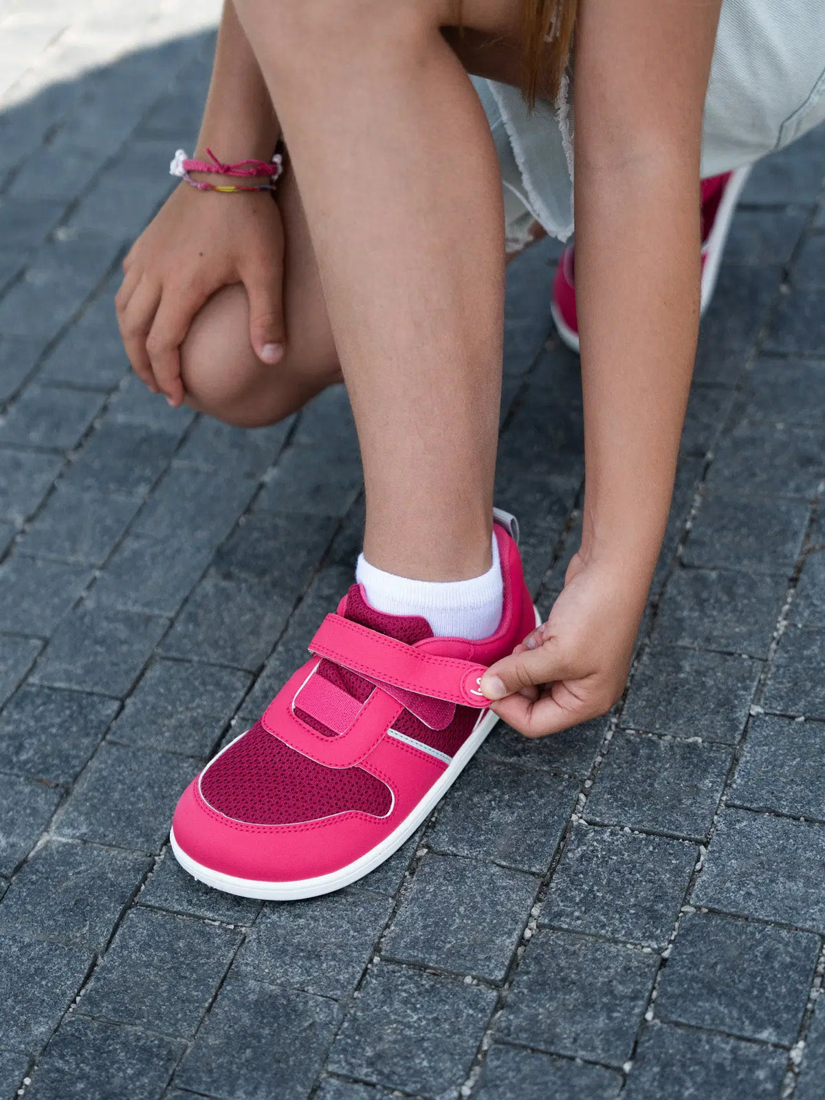 Kids Barefoot Sneakers Be Lenka Glade Kids - Dark Pink