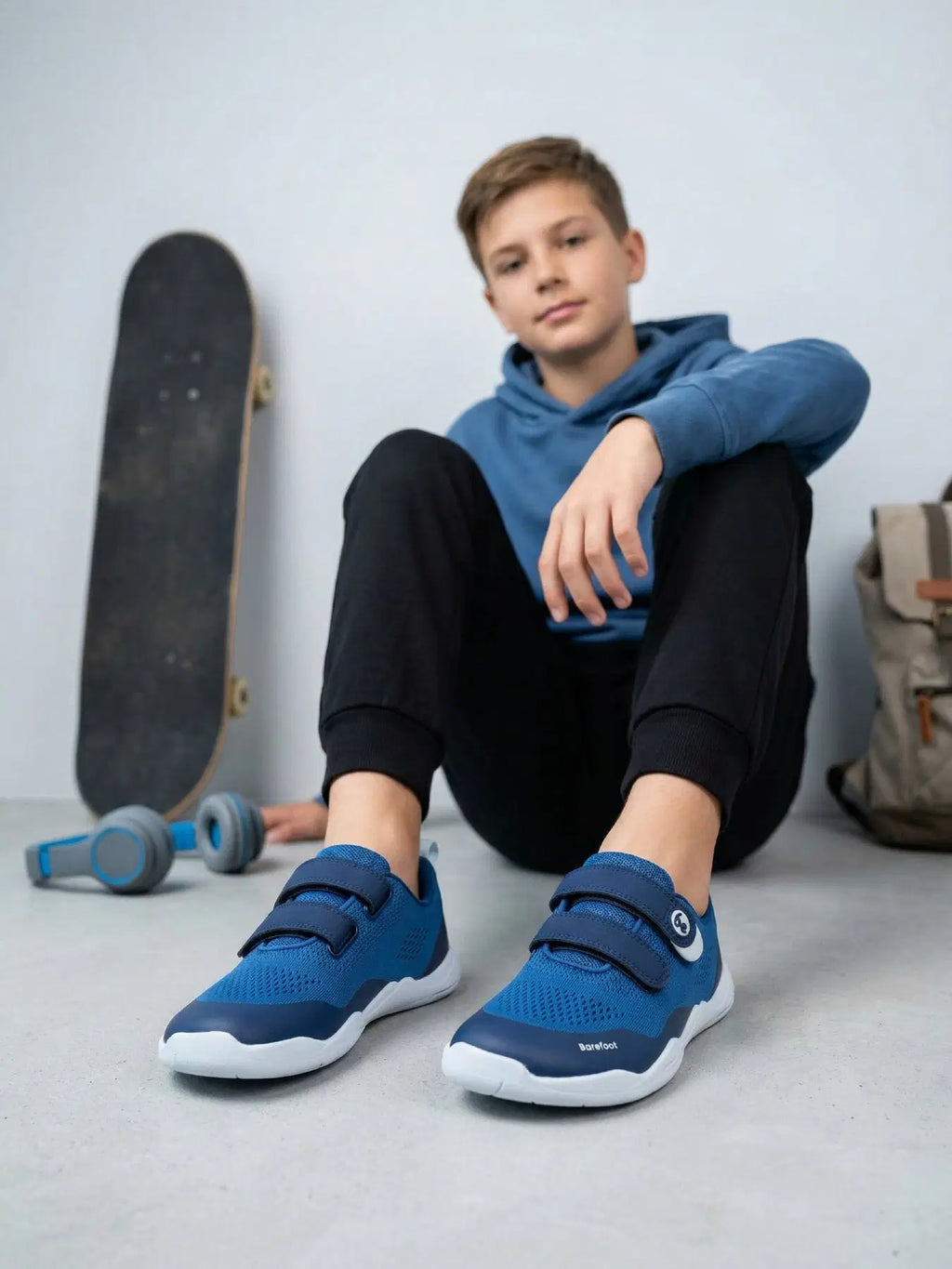 Kids barefoot sneakers Be Lenka Nubo Junior - Blue