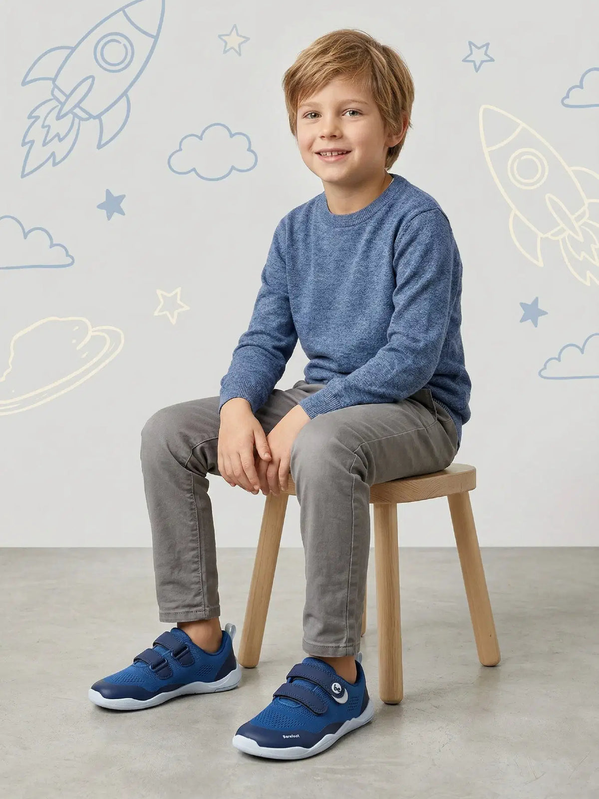 Kids Barefoot Sneakers Be Lenka Nubo Kids - Blue