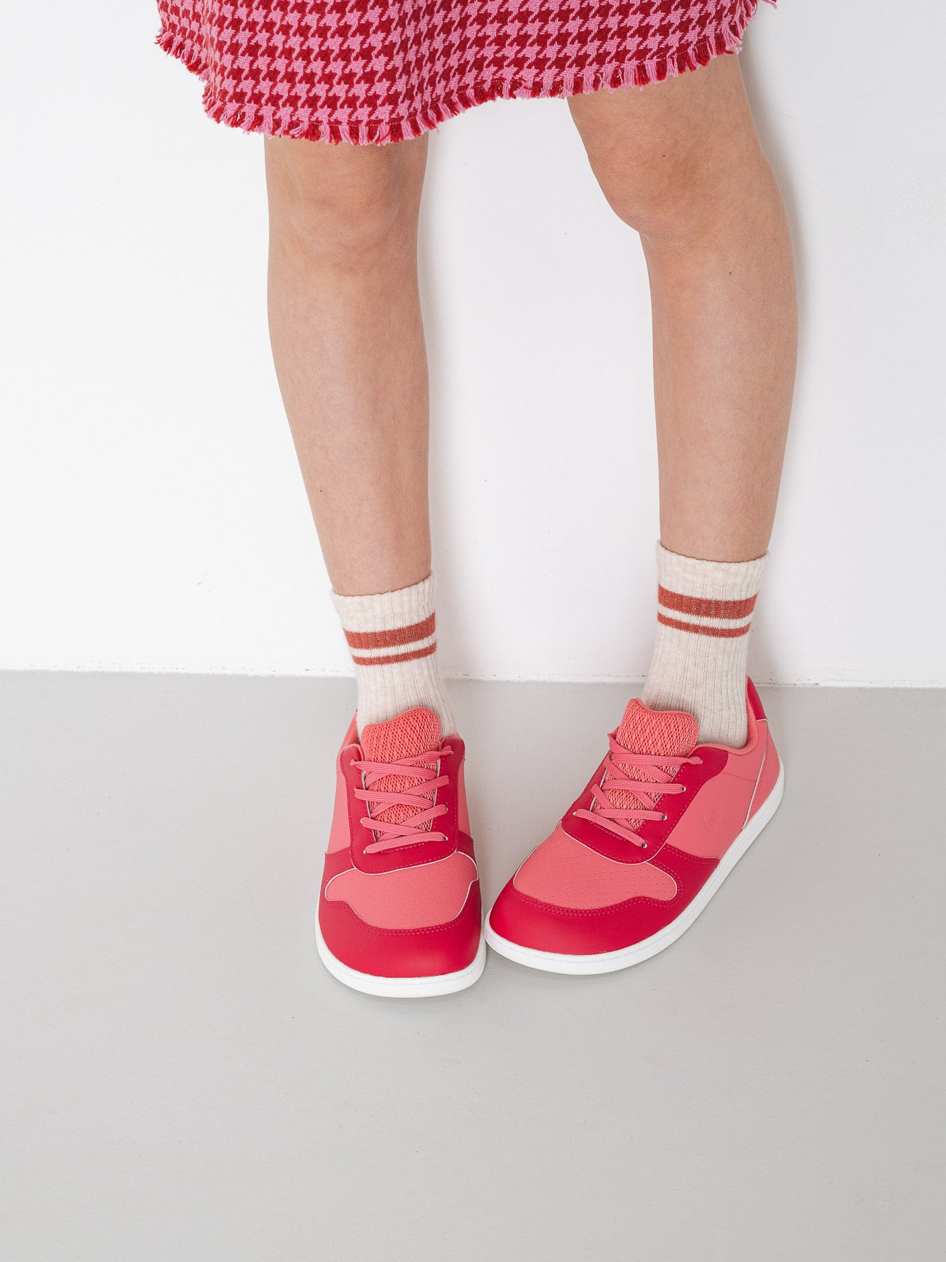 Kinder Barfuß Sneaker Be Lenka Scoot Junior – Hell & Dunkelrosa