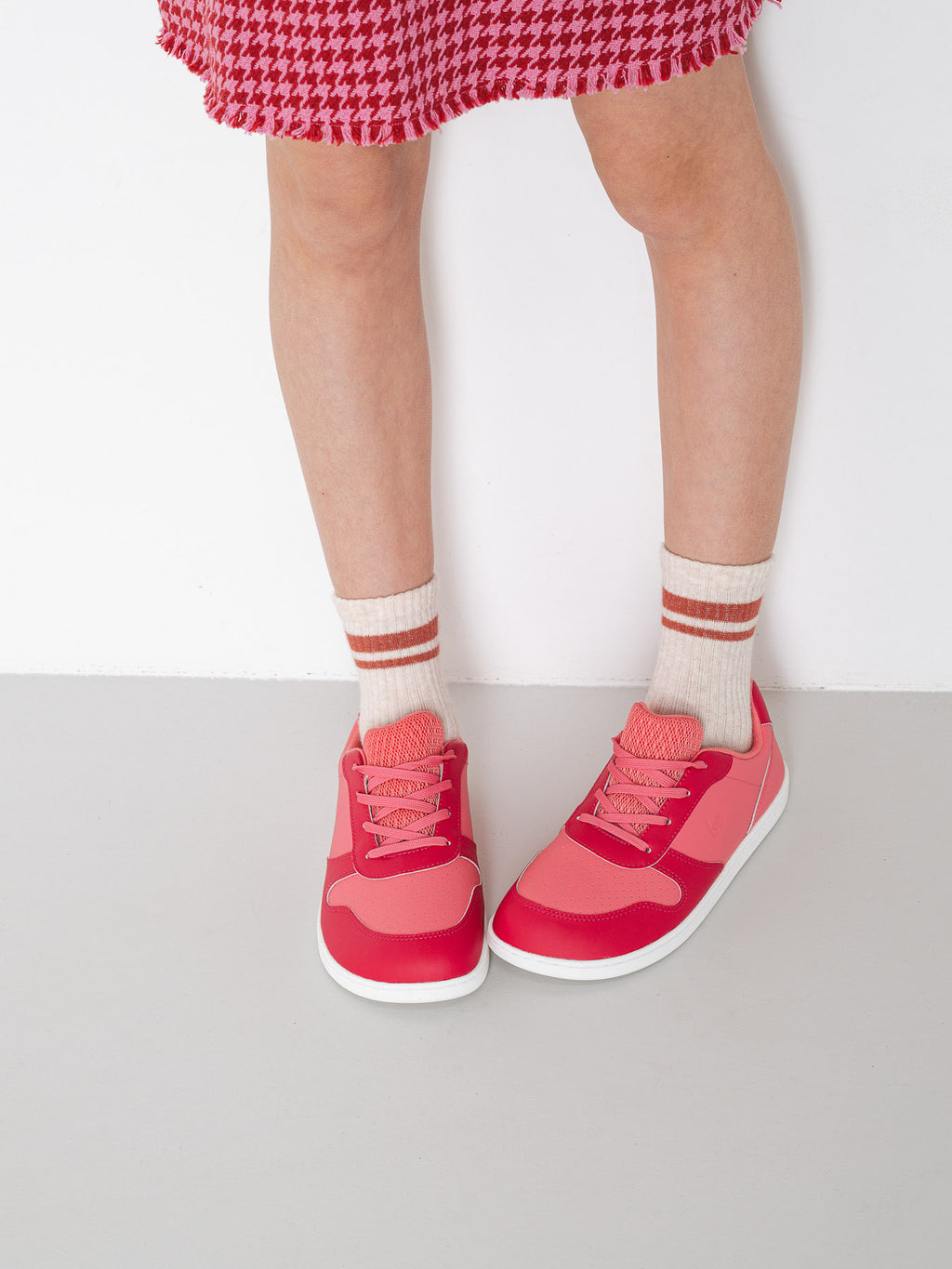 Kinder Barfuß Sneaker Be Lenka Scoot Junior – Hell & Dunkelrosa
