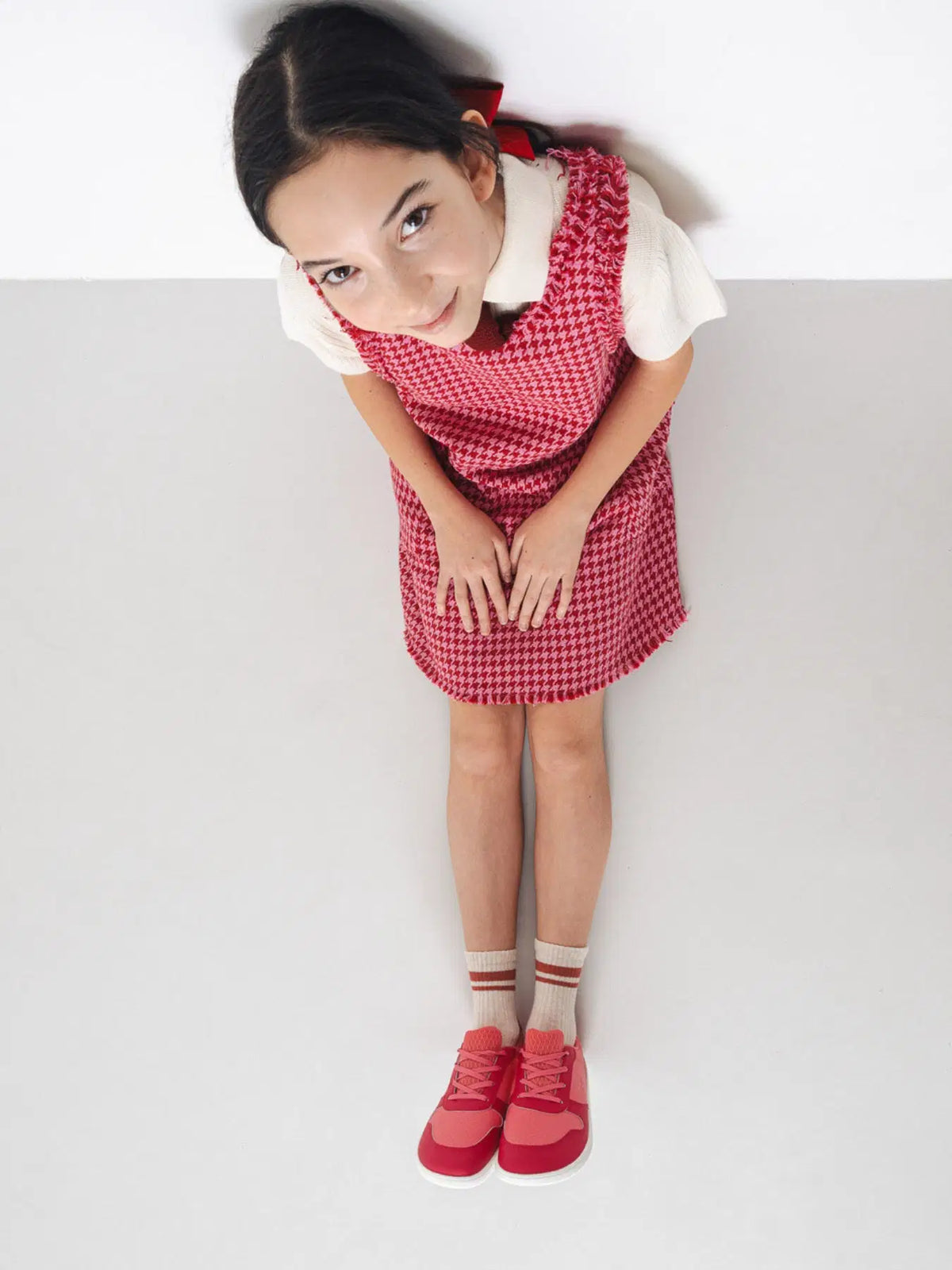 Kids barefoot sneakers Be Lenka Scoot Junior - Light & Dark Pink