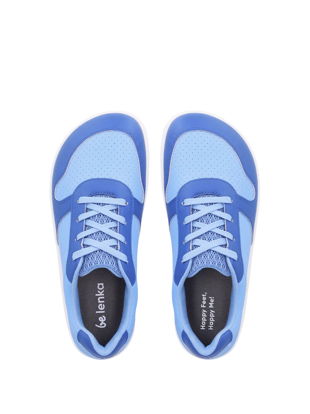 Kids barefoot sneakers Be Lenka Scoot Junior - Light & Royale Blue