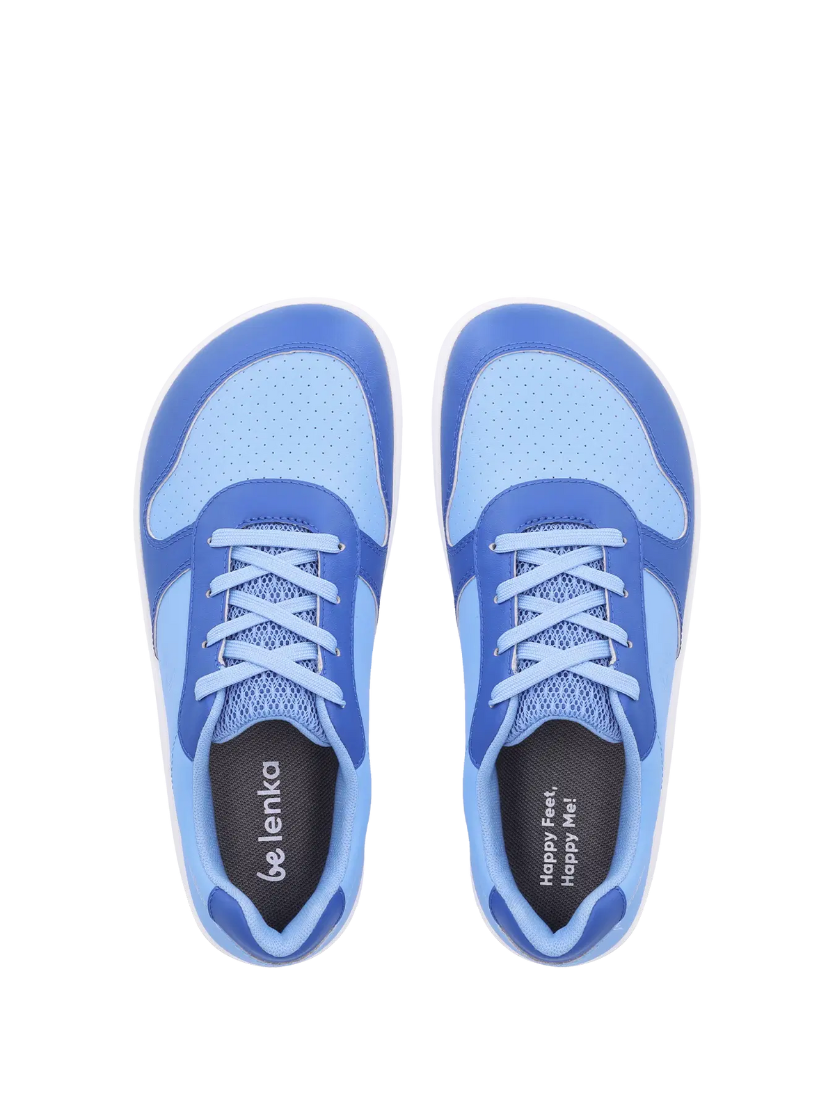 Kids barefoot sneakers Be Lenka Scoot Junior - Light & Royale Blue