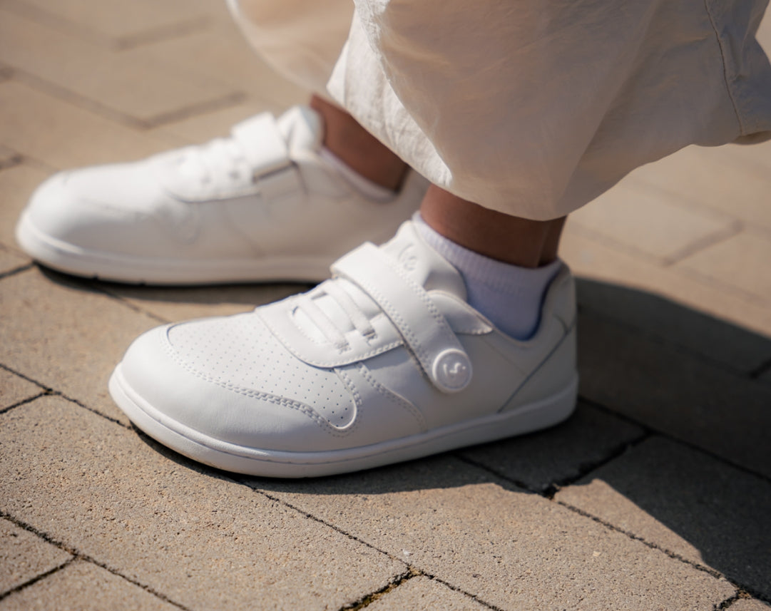 Barfuß-Sneaker für Kinder Be Lenka Scoot Kids - All White