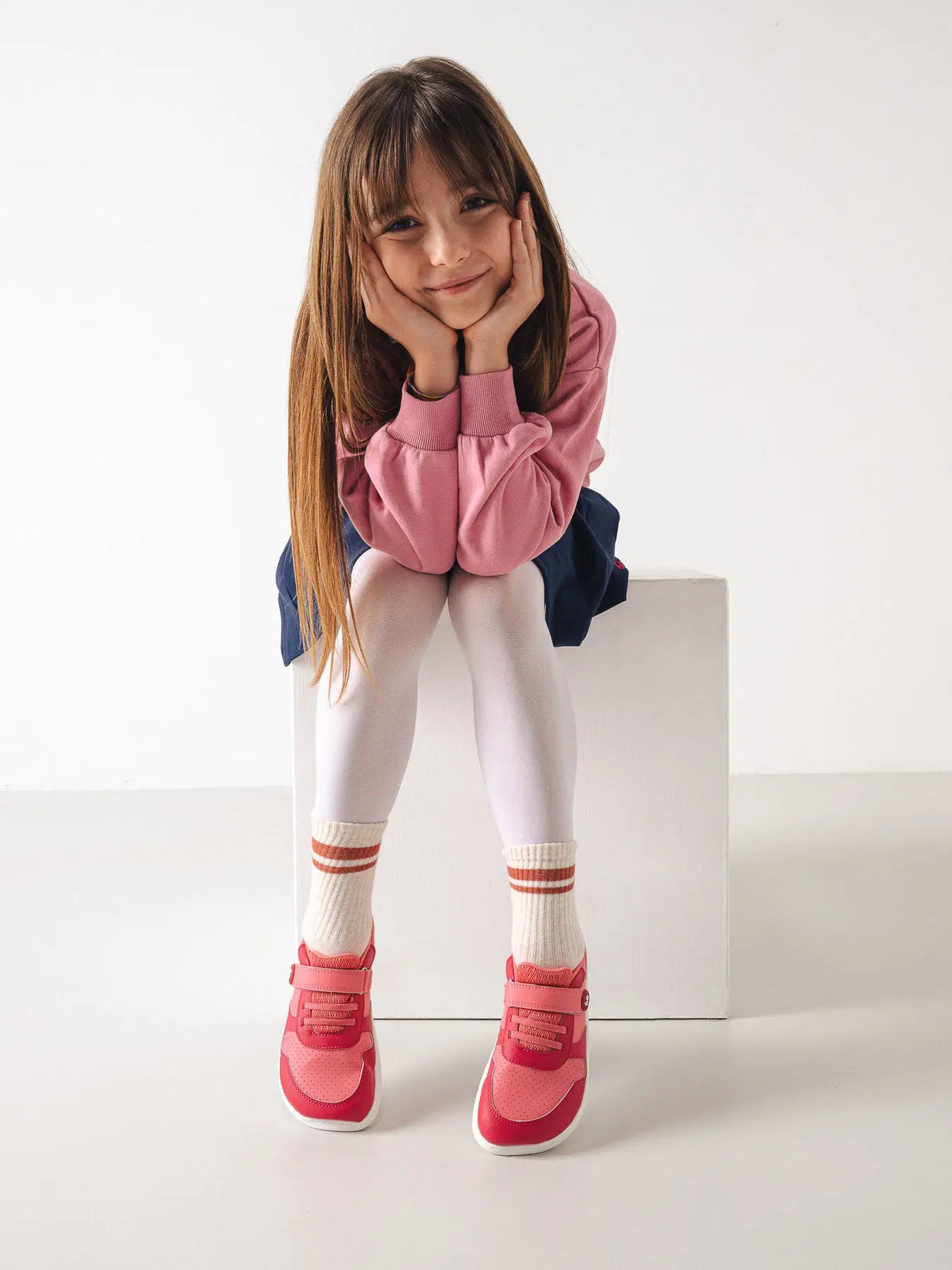 Kinder Barfuß Sneaker Be Lenka Scoot Kids - Hell- & Dunkelrosa