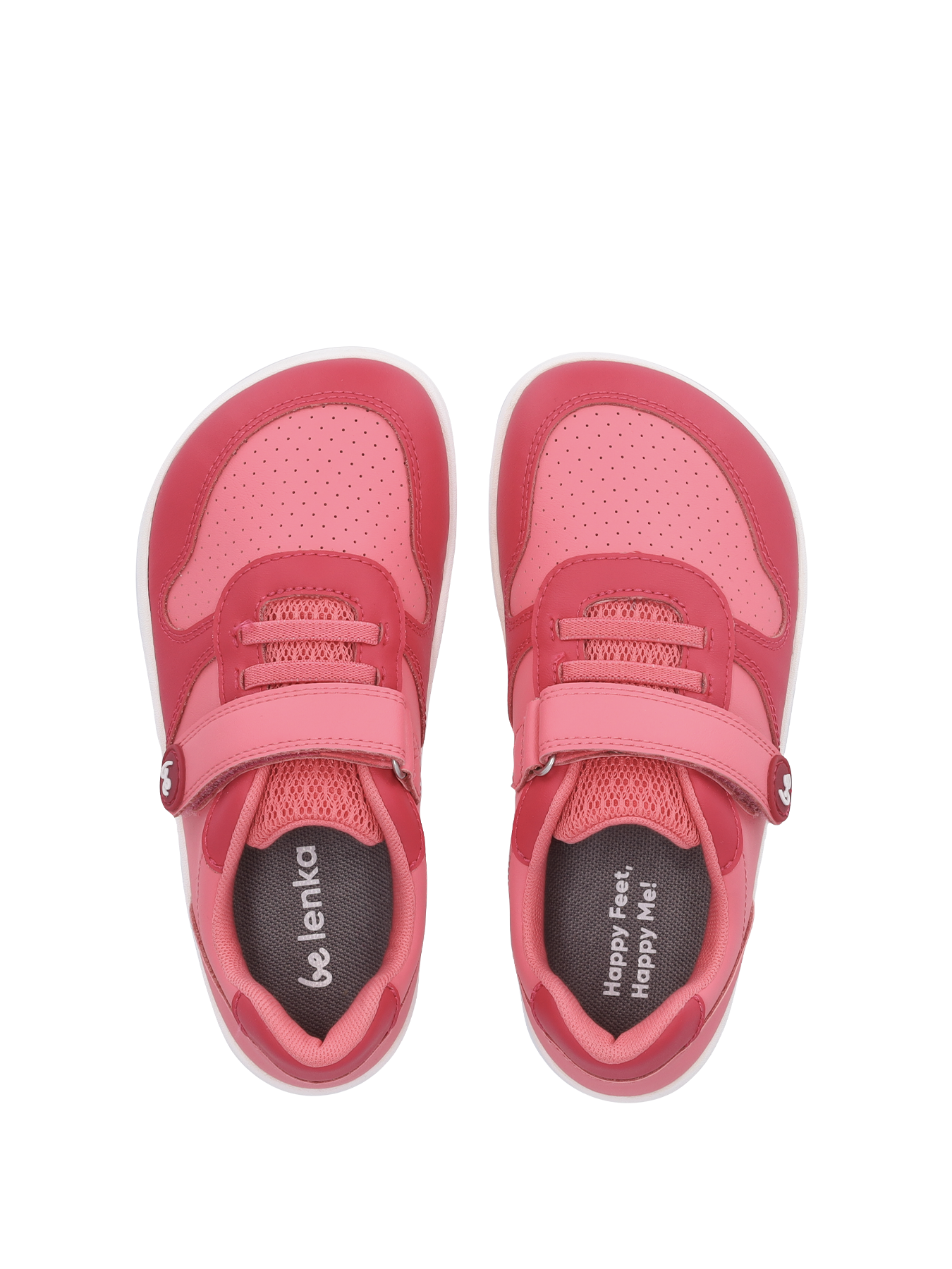 Kinder Barfuß Sneaker Be Lenka Scoot Kids - Hell- & Dunkelrosa
