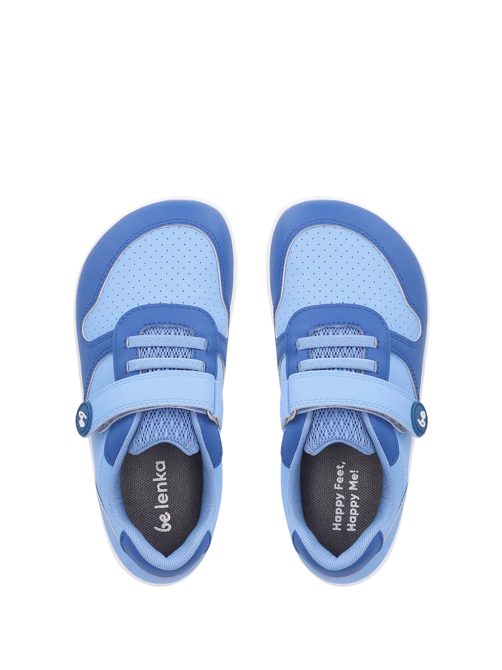 Kids barefoot sneakers Be Lenka Scoot Kids - Light & Royale Blue