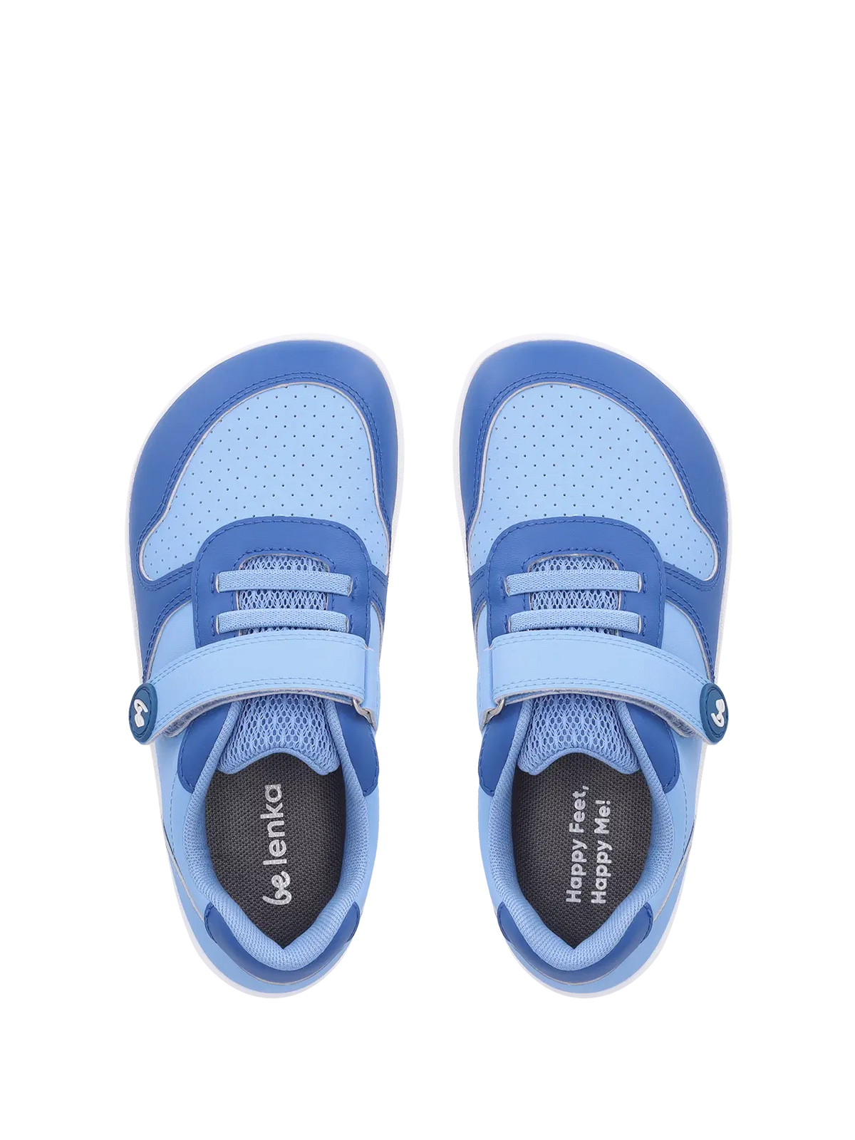 Kids barefoot sneakers Be Lenka Scoot Kids - Light & Royale Blue