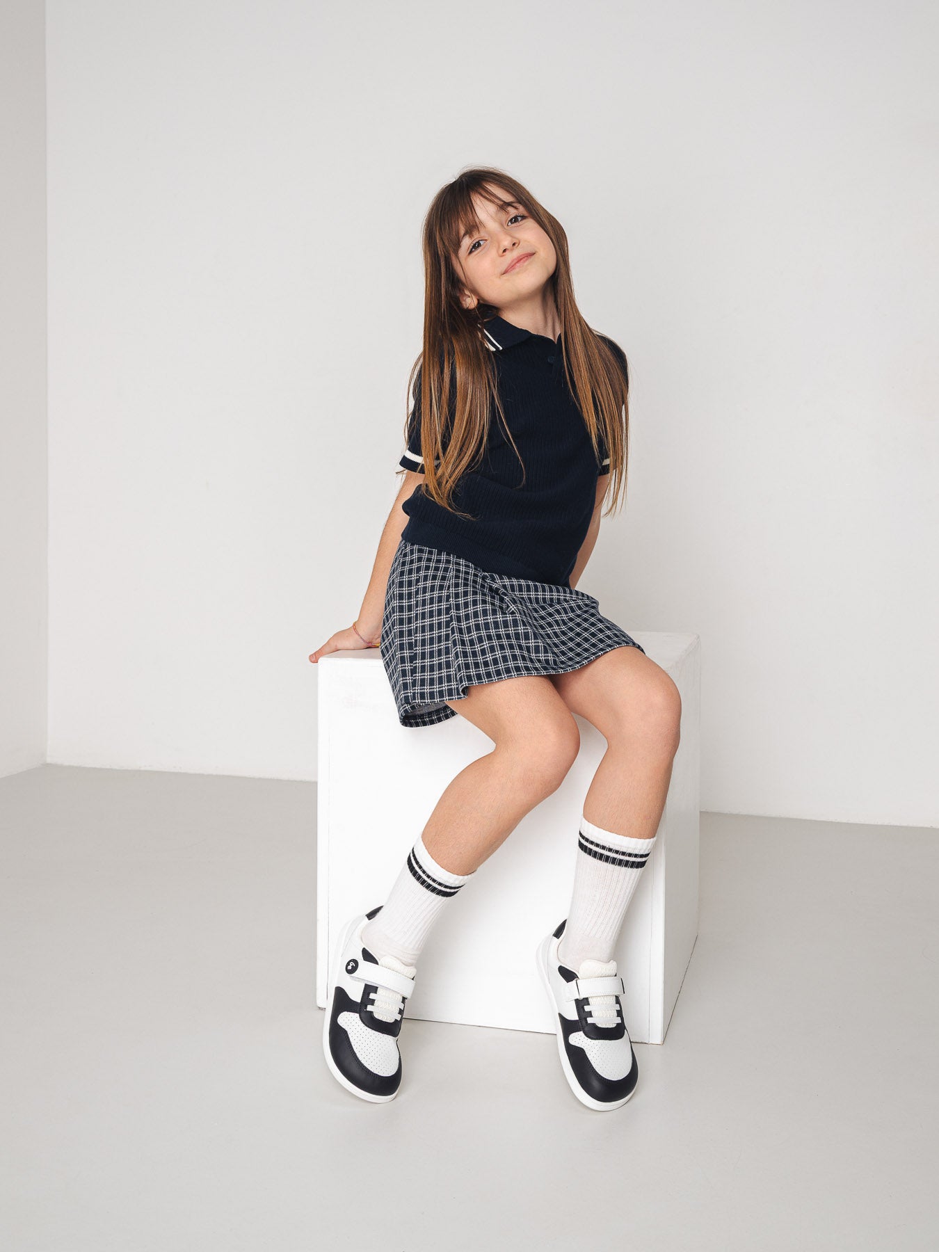 Kinder Barfuß Sneaker Be Lenka Scoot Kids - White & Black