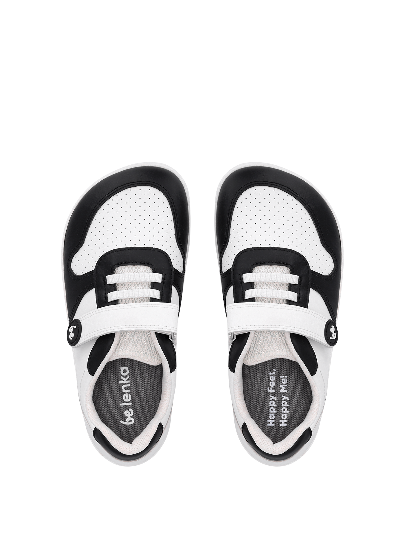 Kinder Barfuß Sneaker Be Lenka Scoot Kids - White & Black