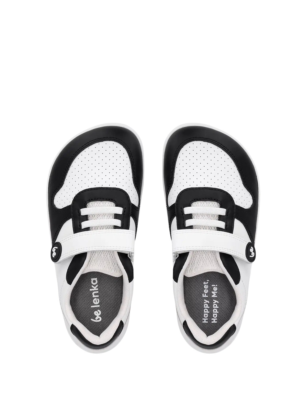 Kinder Barfuß Sneaker Be Lenka Scoot Kids - White & Black