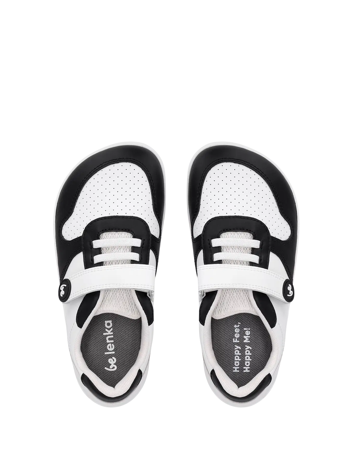 Kinder Barfuß Sneaker Be Lenka Scoot Kids - White & Black