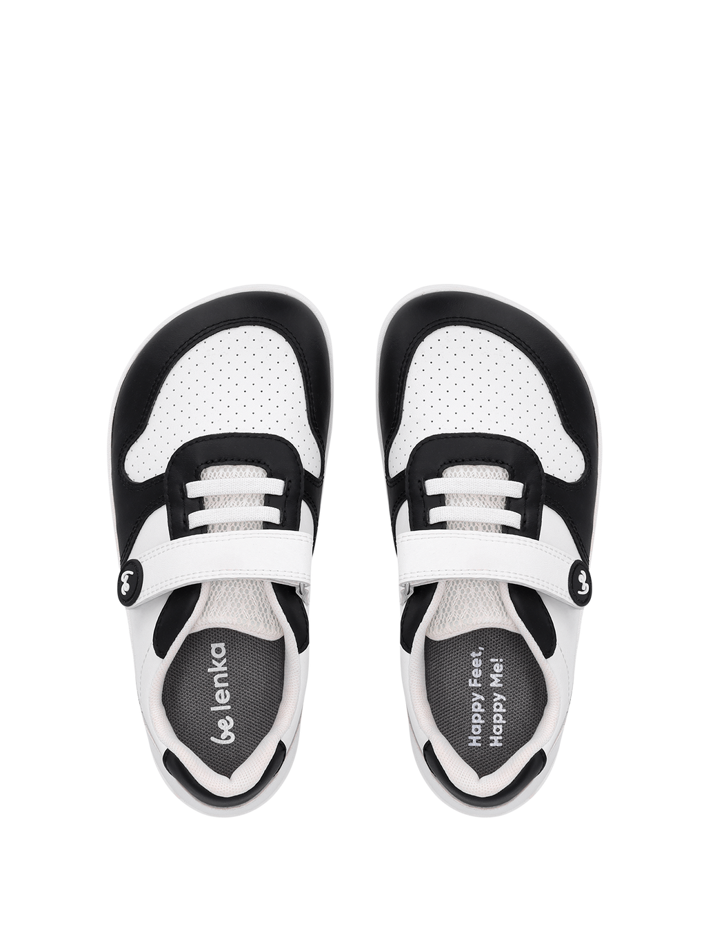 Kinder Barfuß Sneaker Be Lenka Scoot Kids - White & Black