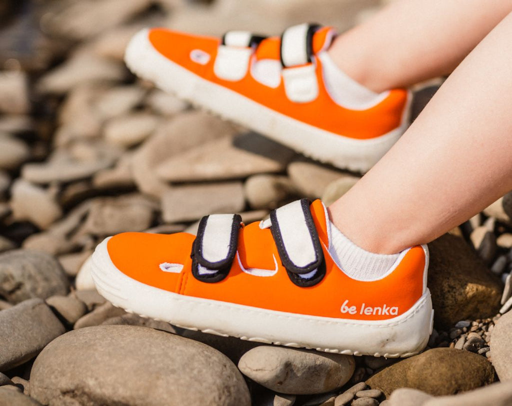 Be Lenka Kids Barfuß-Sneaker Seasiders - Orangy