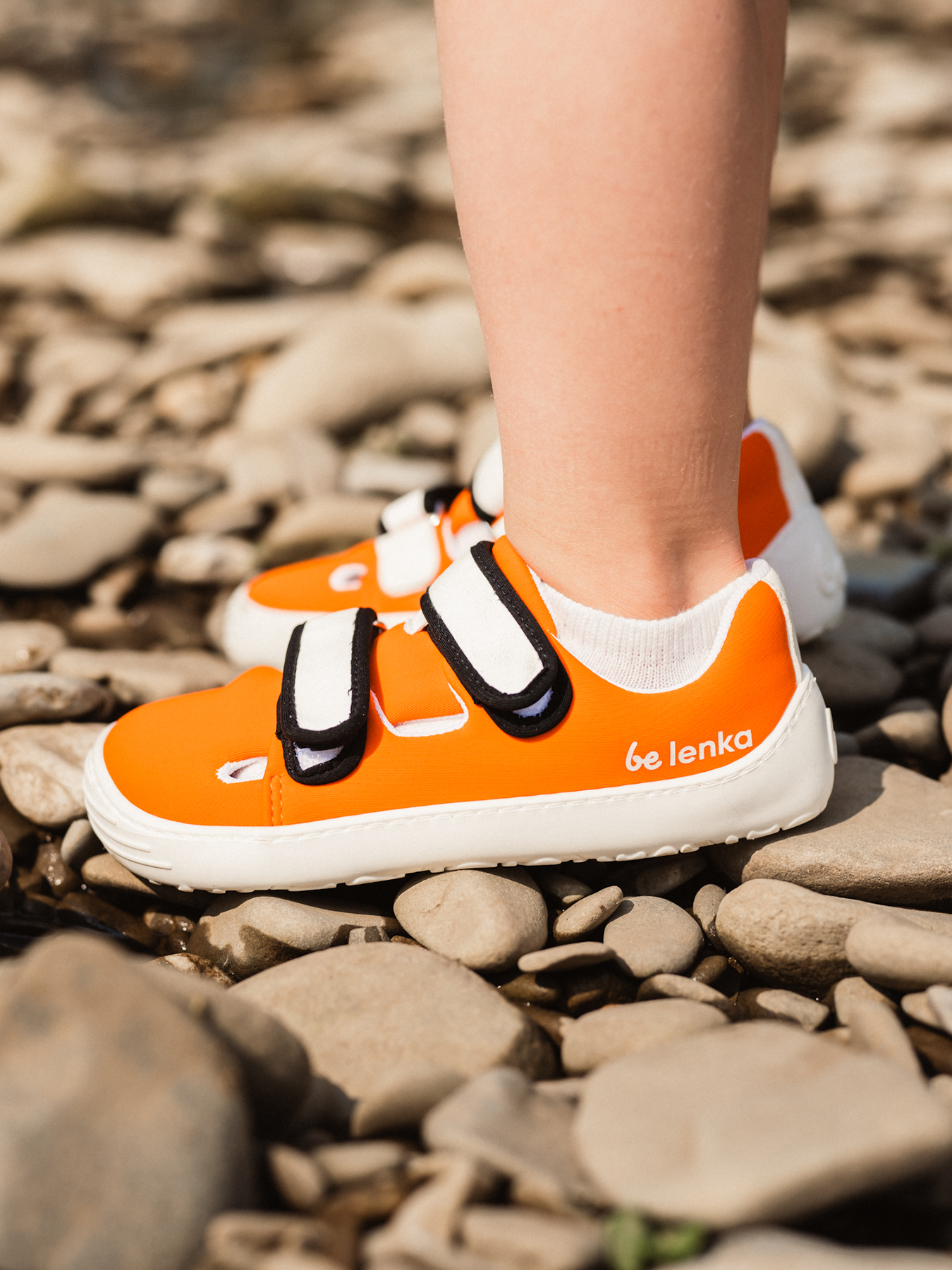 Be Lenka Kids Barfuß-Sneaker Seasiders - Orangy