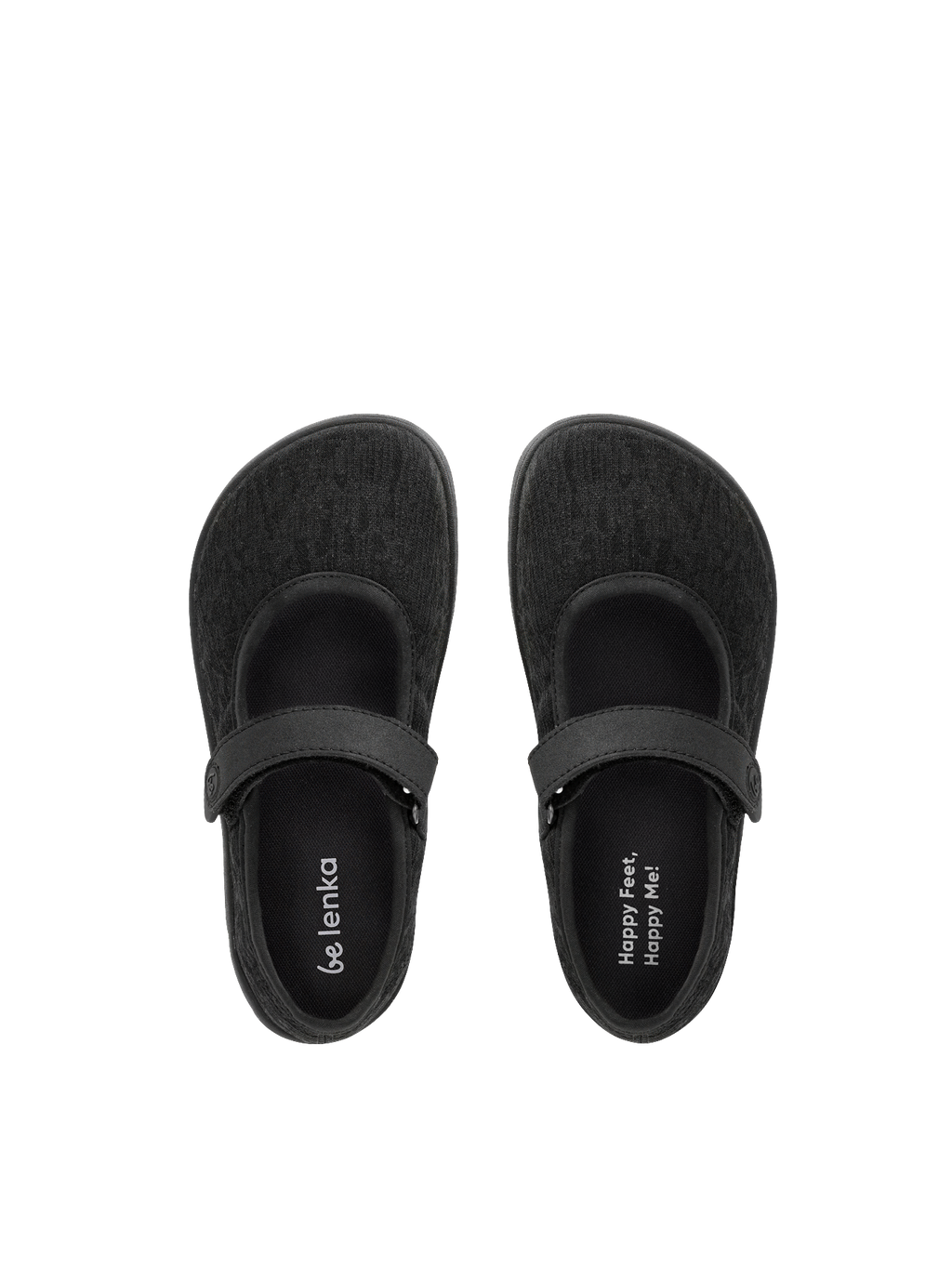 Kinder Barfuß Ballerinas Be Lenka Tinkee Kids - All Black Sparkle