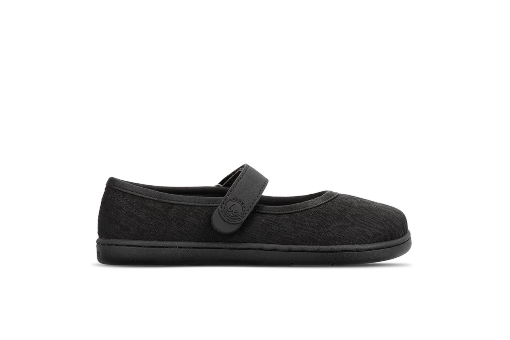 Kinder Barfuß Ballerinas Be Lenka Tinkee Kids - All Black Sparkle