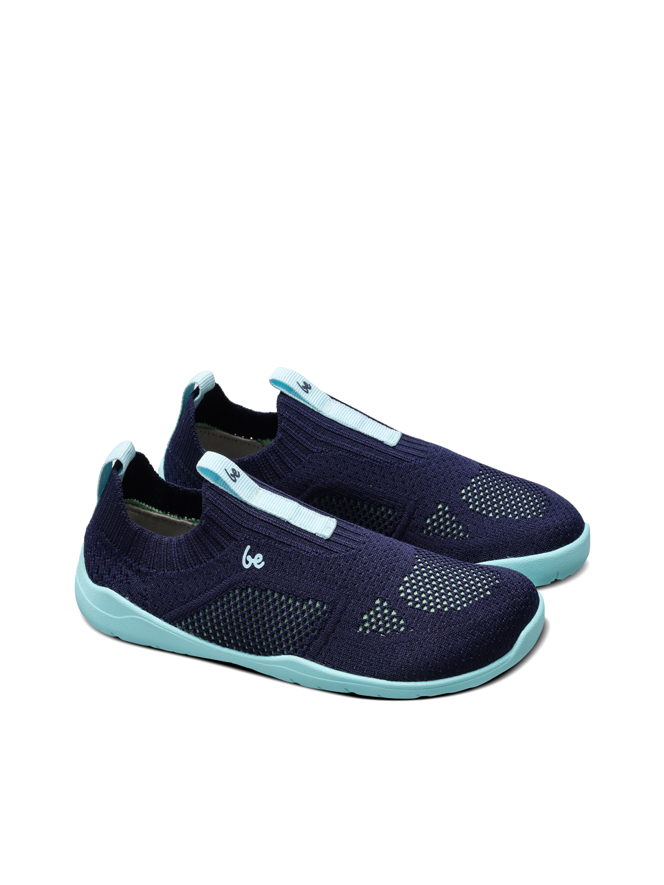Kinder Barfuß-Slipper Be Lenka Luppo Kids - Blau & Aqua